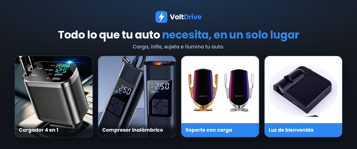 VoltDrive: todo lo que tu auto necesita, en un solo lugar