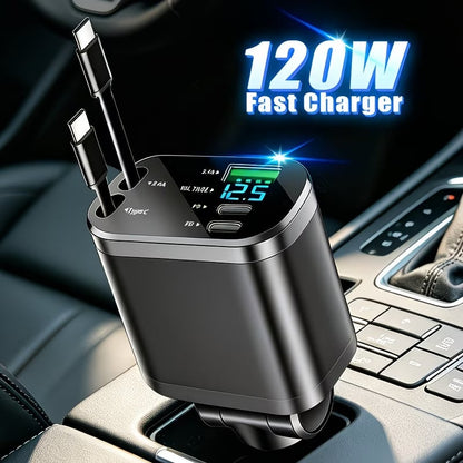 Cargador de auto 120 W